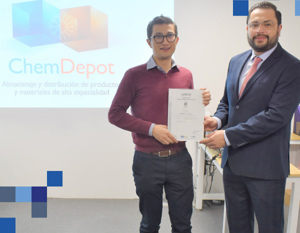 La empresa mexicana ChemDepot obtiene el certificado AENOR de Sistema de Gestión de Calidad