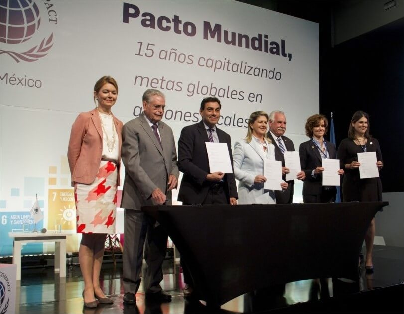 Pacto Mundial Red México - AENOR México Atestigua Firma de Acuerdos